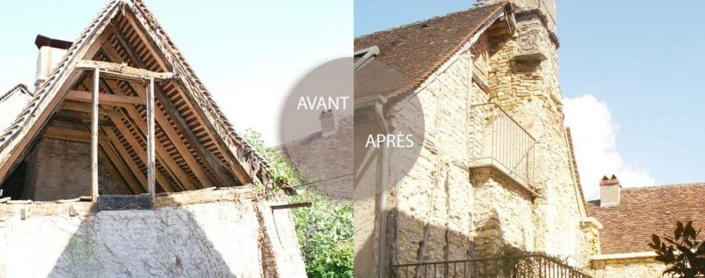 avant apres pignon coreb