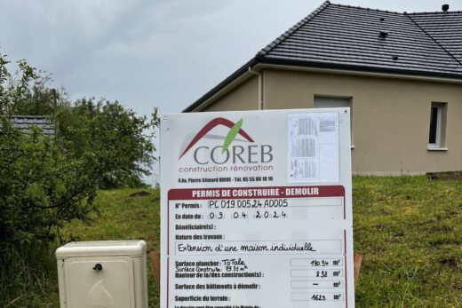 NOUVEAU PERMIS DE CONSTRUIRE A ALLASSAC