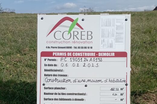 NOUVEAU PERMIS DE CONSTRUIRE A BRIVE LA GAILLARDE