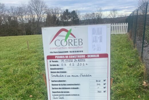 NOUVEAU PERMIS A SAINTE FEREOLE