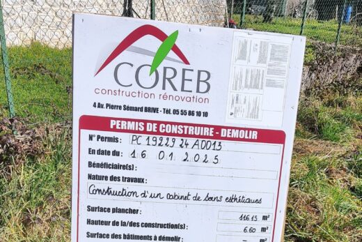NOUVEAU PERMIS DE CONSTRUIRE A SAINT PANTALEON DE LARCHE