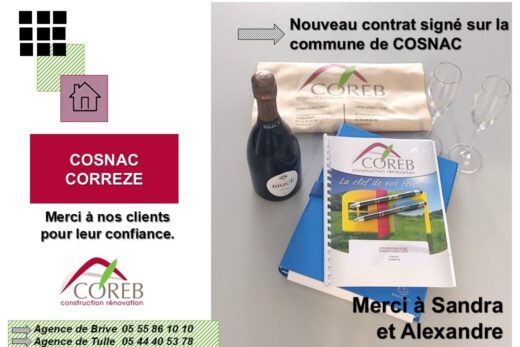 NOUVELLE CONSTRUCTION A COSNAC