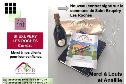 NOUVELLE CONSTRUCTION A SAINT EXUPERY LES ROCHES